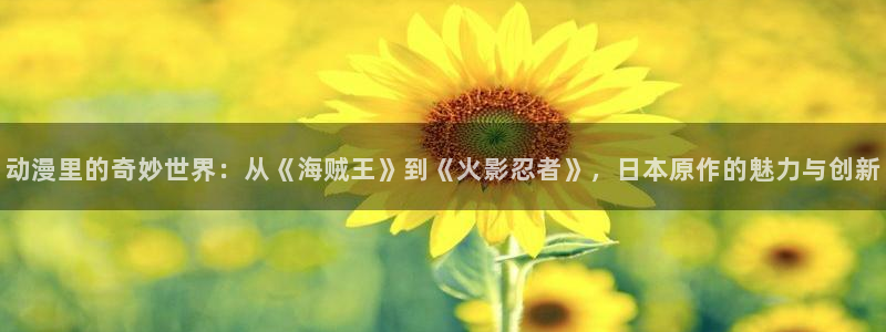 亡灵幻境漫画动漫之家：动漫里的奇妙世界：从《海贼王》到《火影忍者》，日本原作的魅力与创新