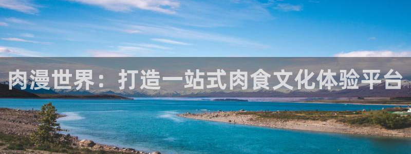 动漫之家在线观看免费：肉漫世界：打造一站式肉食文化体验平台
